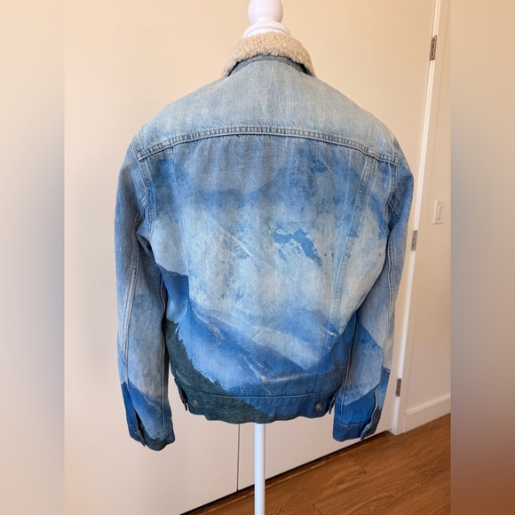 Polo by Ralph Lauren Beige Shearling Jacket - Picture 4 of 14